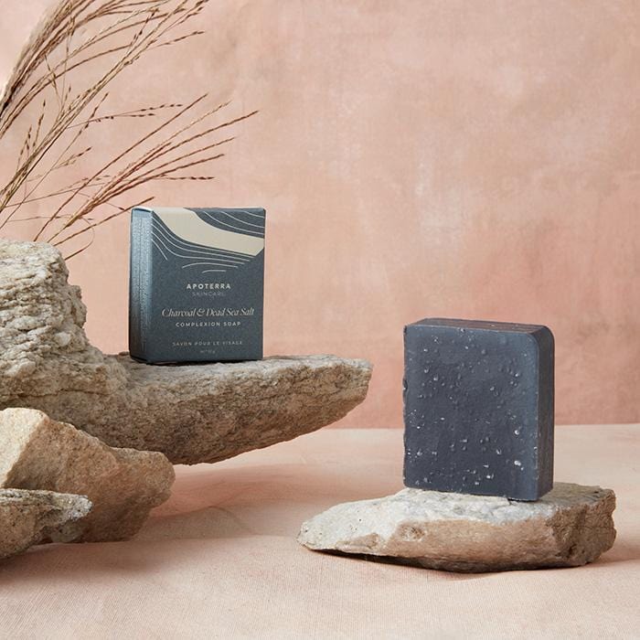 ACTIVATED CHARCOAL + DEAD SEA SALT COMPLEXION SOAP