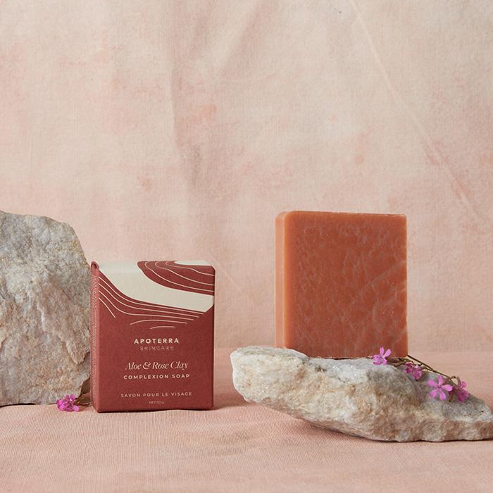 ALOE + ROSE CLAY COMPLEXION SOAP
