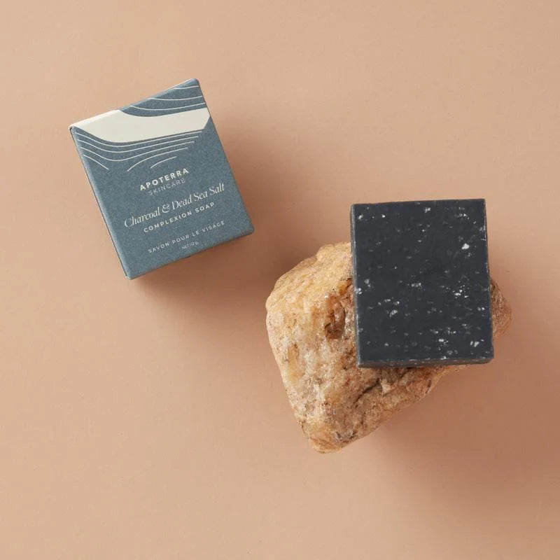 ACTIVATED CHARCOAL + DEAD SEA SALT COMPLEXION SOAP