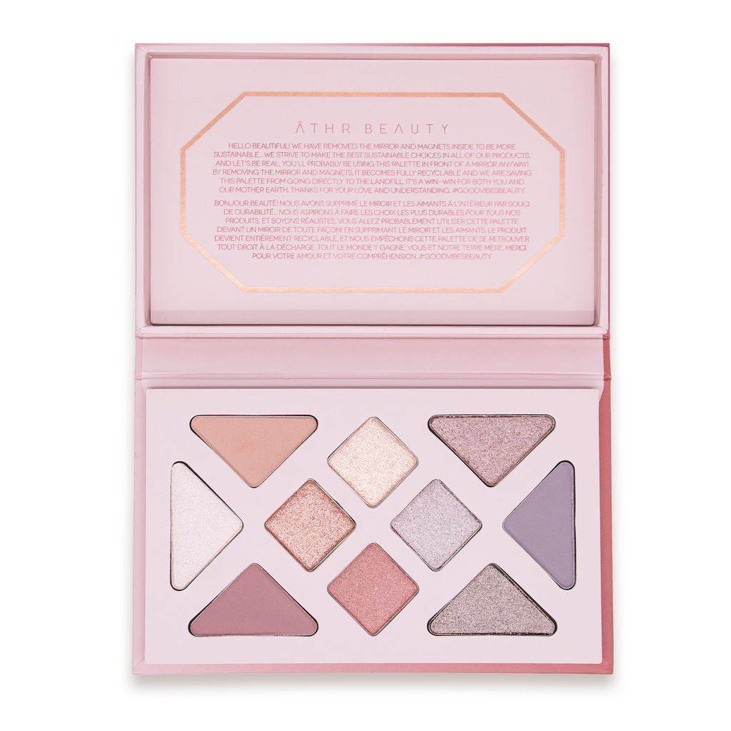 Rose Quartz Crystal Eyeshadow Palette