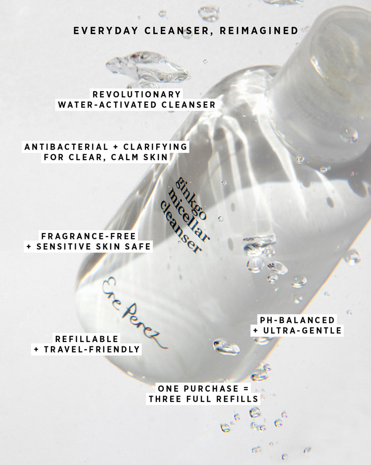 Ginkgo micellar cleanser
