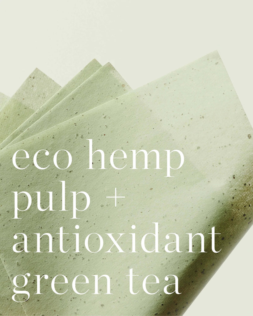 Green tea oil control paper