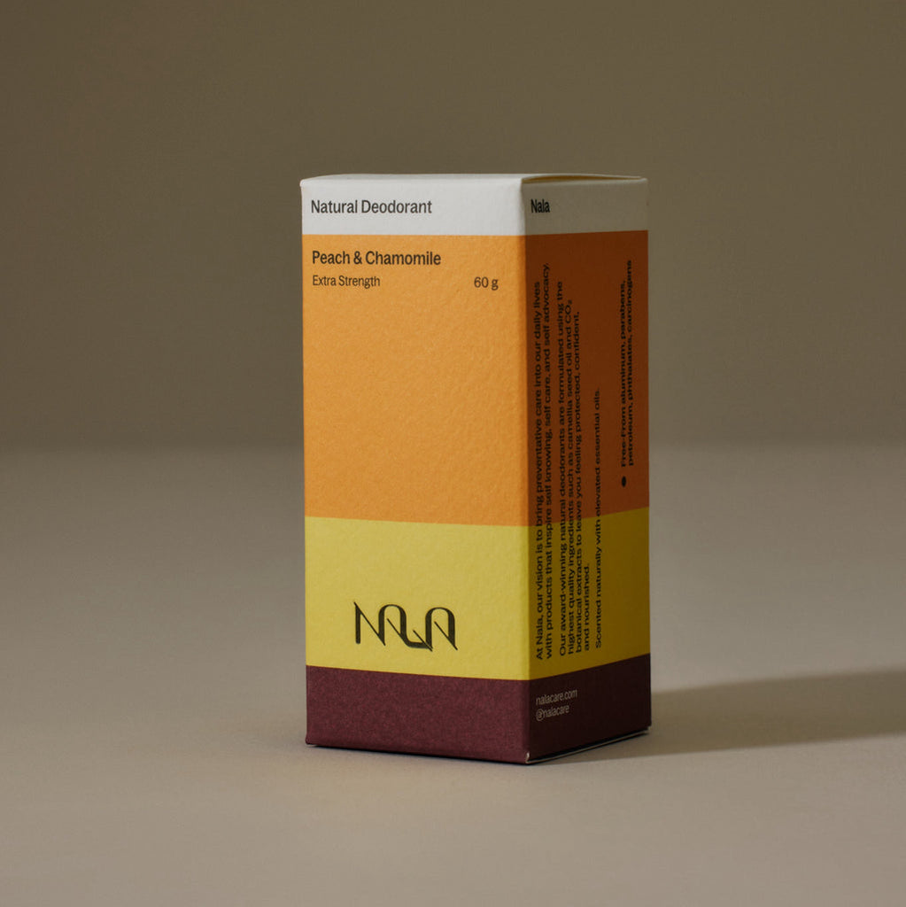 Peach & Chamomile Natural Deodorant - extra strength