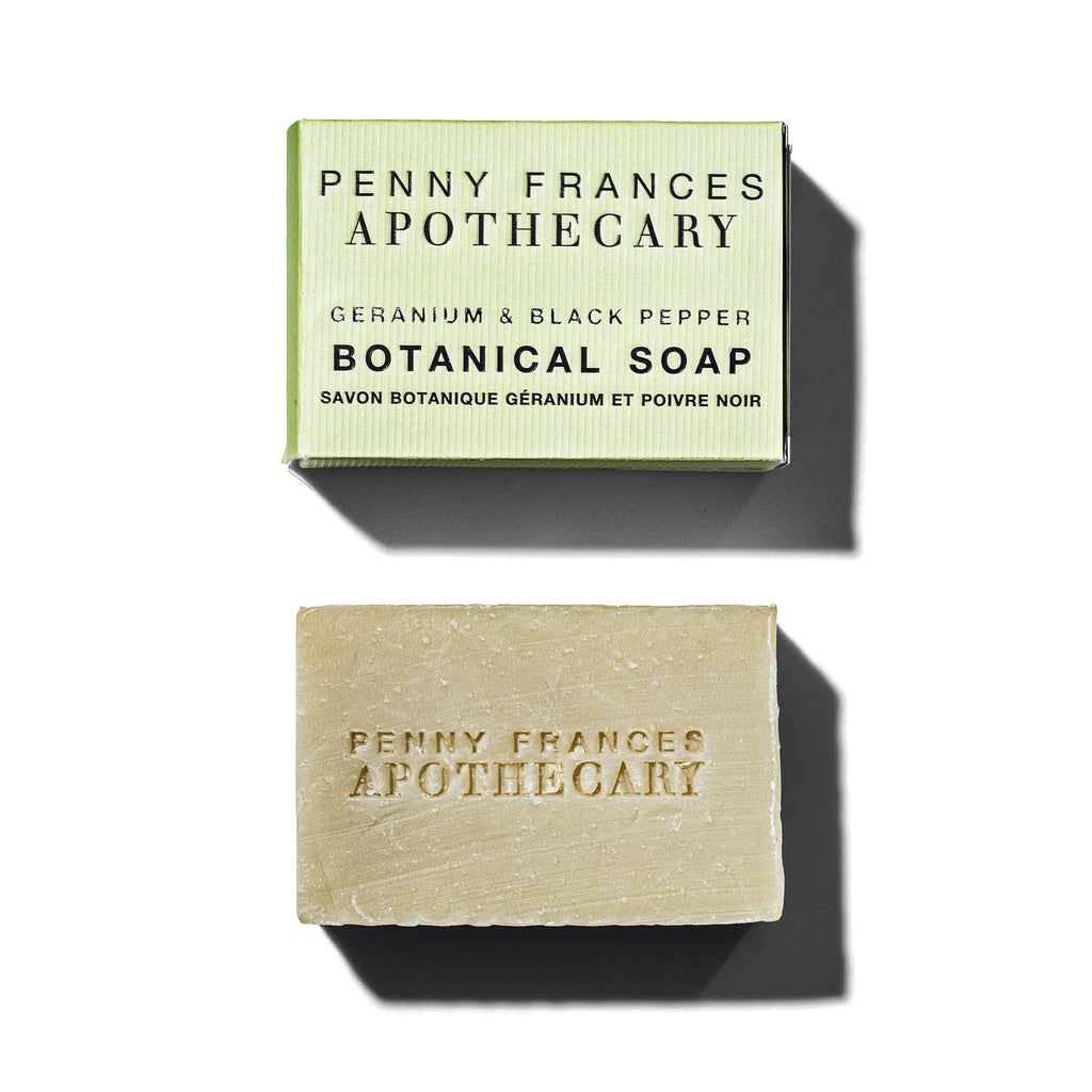 Geranium & Black Pepper Botanical Cold Process Soap Bar