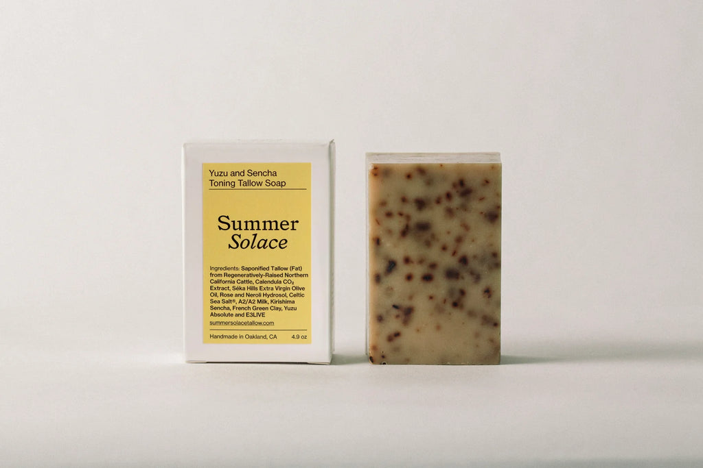 Yuzu & Sencha Soap – Invigorating Toning Bar with E3Live®