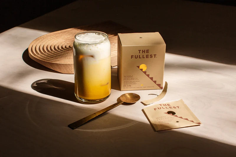 Warm Feelings Sachets saffron latte