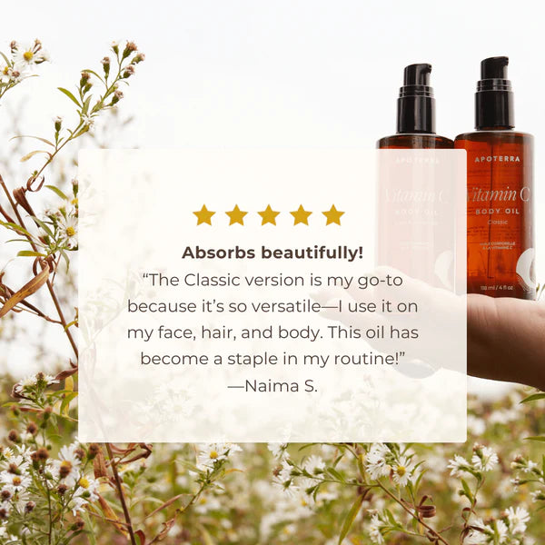 NEW - Vitamin C Body Oil - Classic (essential oil free)