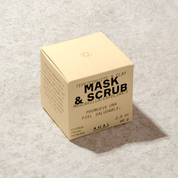 MASK & SCRUB / MASCARILLA - EXFOLIANTE DE TEPEZCOHUITE