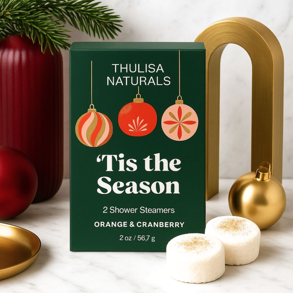 Spiced Orange + Cranberry Shower Steamers - 2 pack