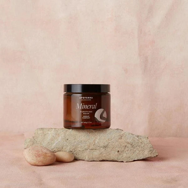 MINERAL PURIFYING MASK WITH CHARCOAL + FLOWERS