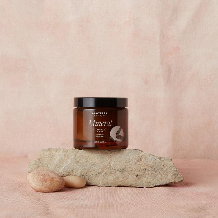MINERAL PURIFYING MASK WITH CHARCOAL + FLOWERS
