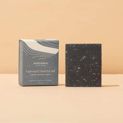 ACTIVATED CHARCOAL + DEAD SEA SALT COMPLEXION SOAP