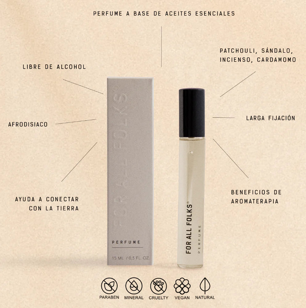 PERFUME PATCHOULI + SANDALWOOD 15ML