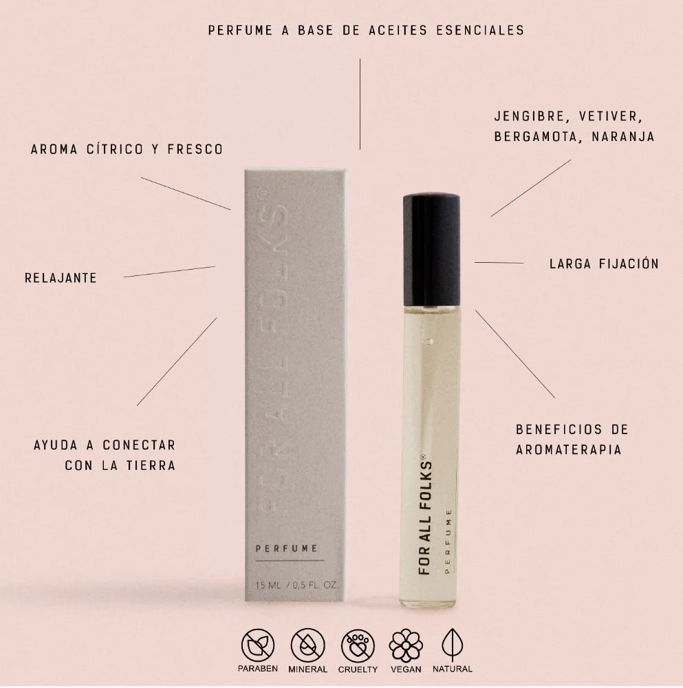 PERFUME GINGER + VETIVER 15ML