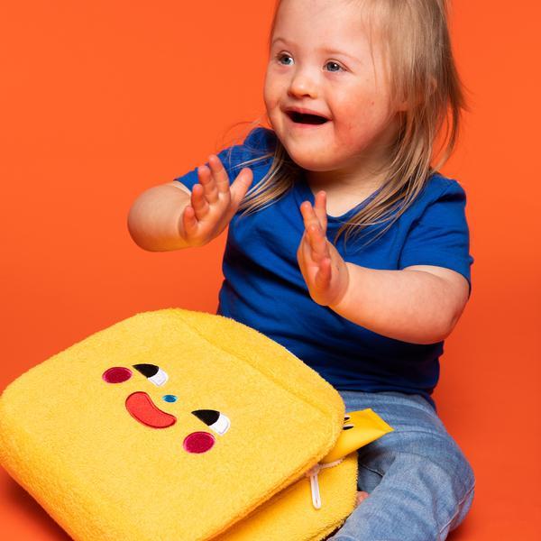 Little Squirts New Mum Gift Free Yellow Towelling Zippy!
