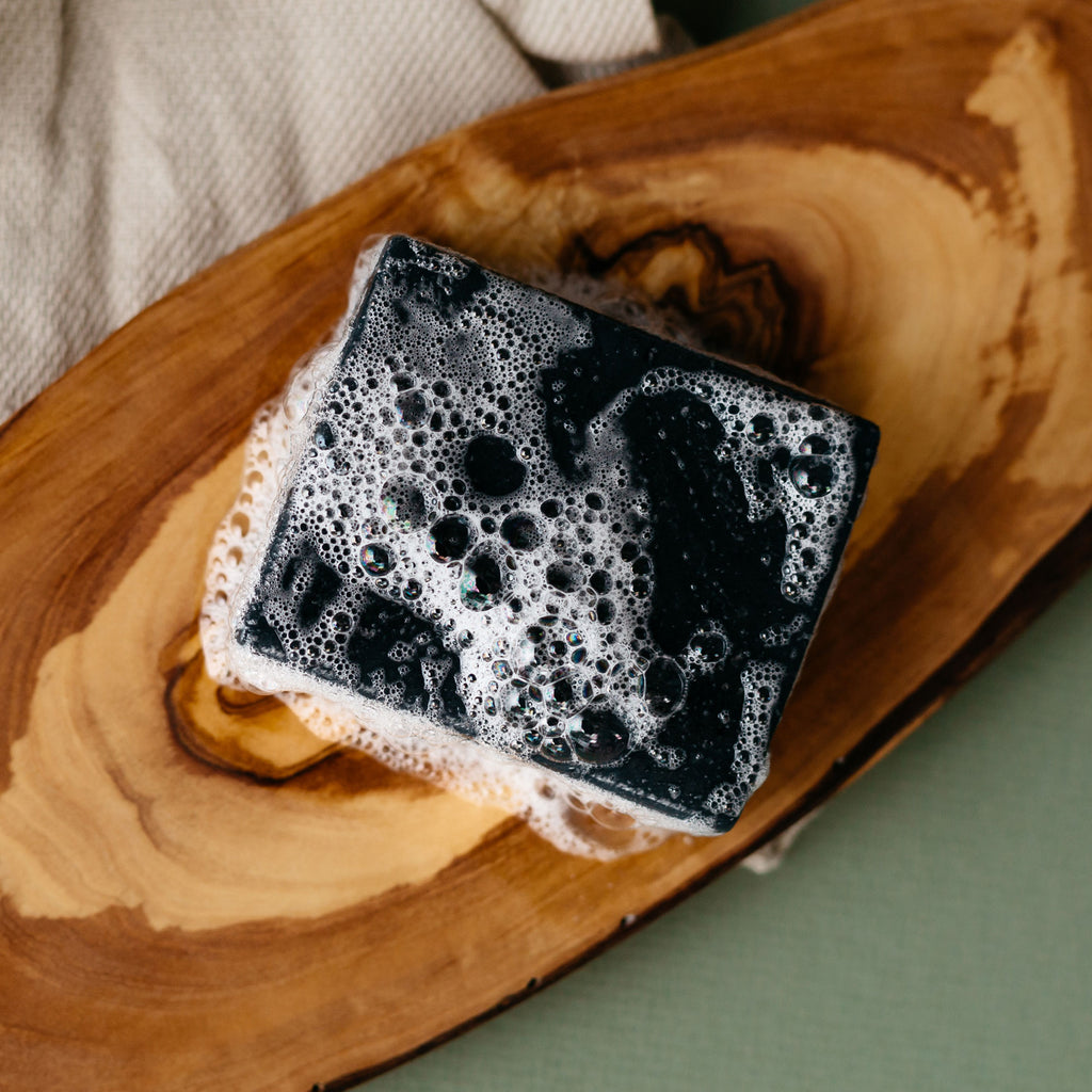 ACTIVATED CHARCOAL + DEAD SEA SALT COMPLEXION SOAP