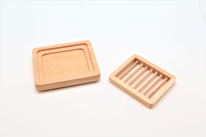 Soap dish deluxe 2 pc set